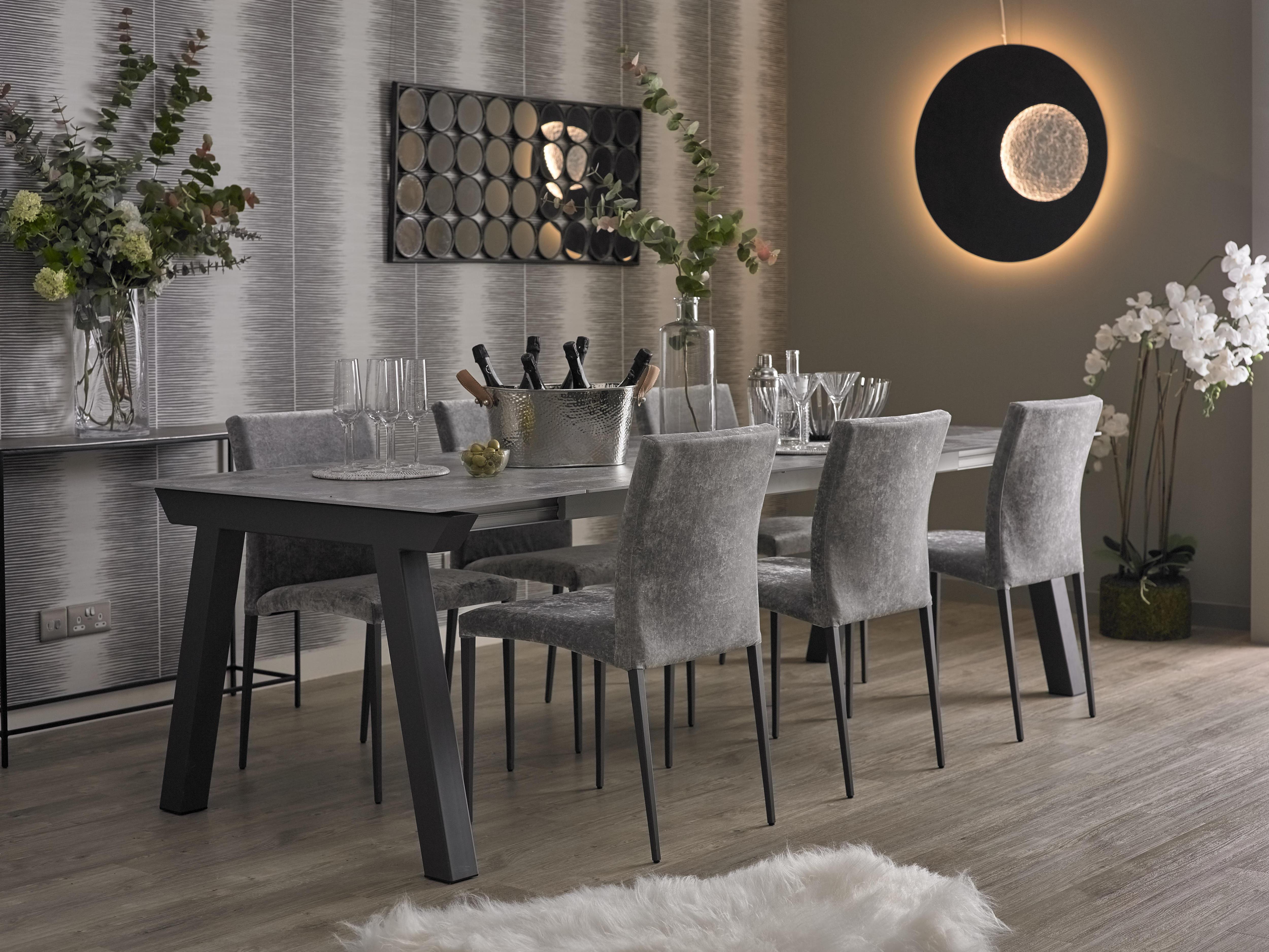Nordic dining table, Anna chairs